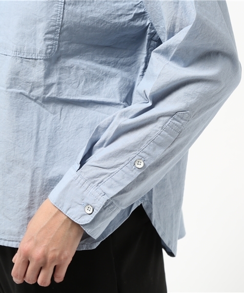 OUTLET（アウトレット）の「【Discoat Parisien】シャンブレーレギュラーSH（シャツ/ブラウス・レディース・サックスブルー・LARGE/MEDIUM）」の2枚目の写真