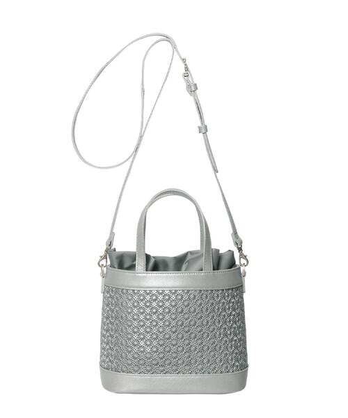 HIROKO HAYASHI（ヒロコハヤシ）の「GIRASOLE（ジラソーレ）2wayショルダーバッグ（ショルダーバッグ・レディース・シルバー/ブラック系・00）」の3枚目の写真