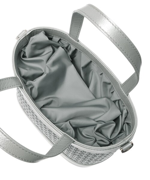 HIROKO HAYASHI（ヒロコハヤシ）の「GIRASOLE（ジラソーレ）2wayショルダーバッグ（ショルダーバッグ・レディース・シルバー/ブラック系・00）」の14枚目の写真