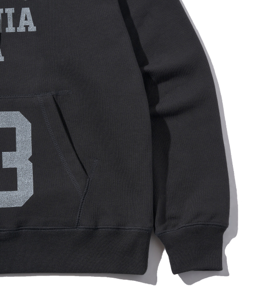 DISCUS ATHLETIC(ディスカス アスレチック)の「ヘビーウェイトレギュラーフィットナンバーフードパーカーウォッシュドブラック(パーカー・レディース・その他・LARGE/MEDIUM/X-LARGE)」の4枚目の写真