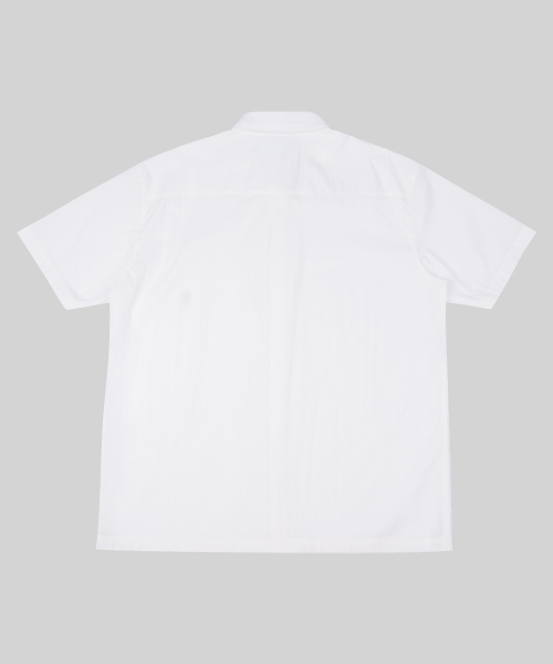 SELITIO(セレティオ)の「ポケットロゴハーフシャツホワイト(シャツ/ブラウス・メンズ・ホワイト・MEDIUM/LARGE/X-LARGE)」の7枚目の写真