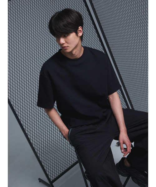 BUTTON SEOUL（ボタンソウル）の「[裏地バージョン] ベーシックラインナイロンストリングパンツ (ブラック)（スウェットパンツ・メンズ・その他・LARGE/MEDIUM/SMALL/X-SMALL/X-LARGE）」の4枚目の写真