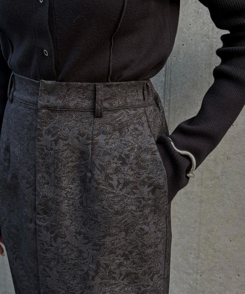 &g'aime(アンジェム)の「【&g'aime 】花柄タイトスカート Floral Tight Skirt(スカート・レディース・グレー/ブラック・FREE)」の10枚目の写真