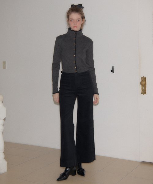SALON DE YOHN（サロンドヨーン）の「Corduroy Wide Pants_ Black（その他パンツ・レディース・その他・LARGE）」の2枚目の写真