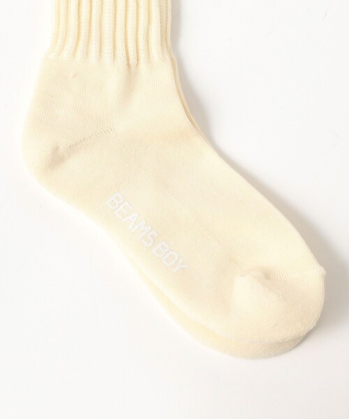 BEAMS BOY（ビームスボーイ）の「ライン ルーズソックス（ソックス/靴下・レディース・オフホワイト/ホワイト・ONE SIZE）」の3枚目の写真