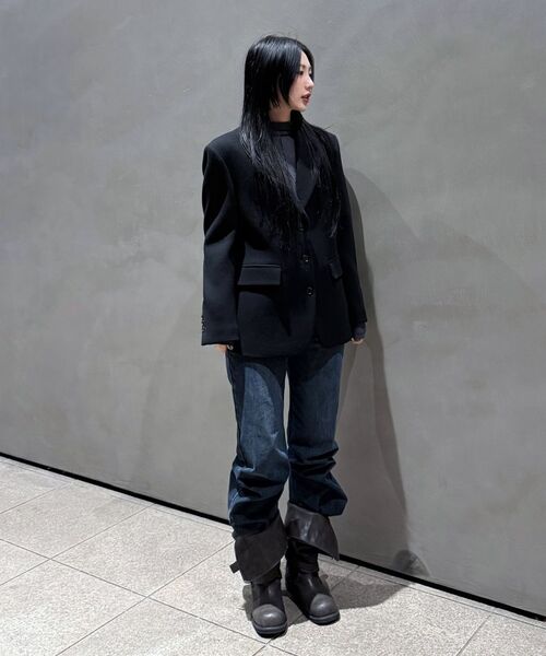 INSILENCE WOMEN(インサイレンスウーマン)の「ウールスリーボタンブレザーBLACK(テーラードジャケット・レディース・その他・SMALL/MEDIUM/X-SMALL)」の8枚目の写真