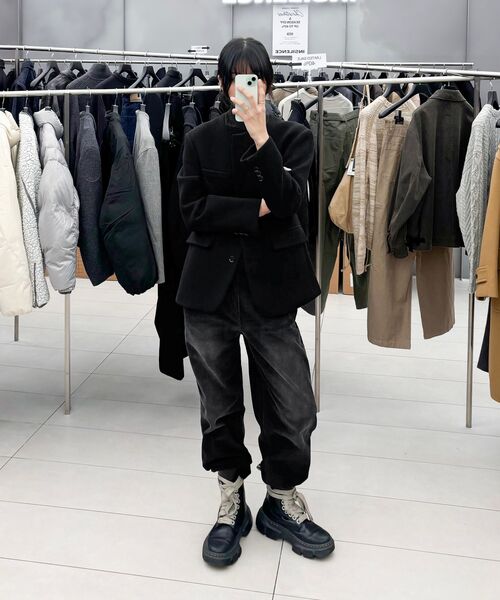 INSILENCE WOMEN(インサイレンスウーマン)の「ウールスリーボタンブレザーBLACK(テーラードジャケット・レディース・その他・SMALL/MEDIUM/X-SMALL)」の9枚目の写真