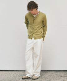 WEDNESDAY OASIS（ウェンズデーオアシス）の「クロップクルーネックニットカーディガン_オリーブ(WC25-KN63)（カーディガン/ボレロ）」
