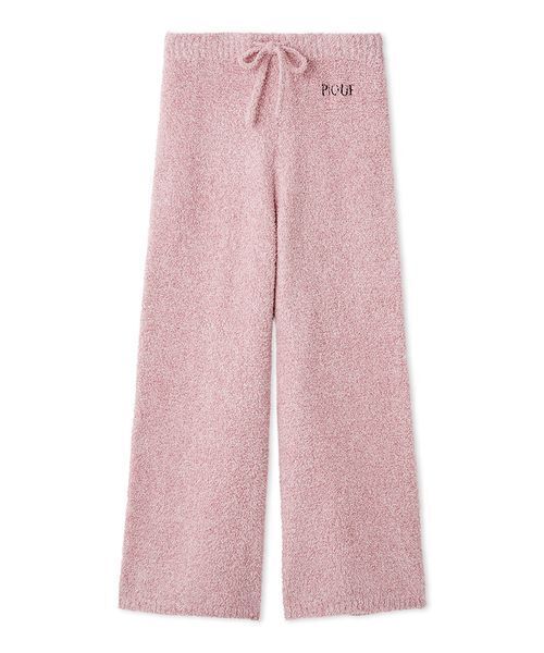 セール】メランジロゴ刺繍ロングパンツ（ルームウェア/パジャマ