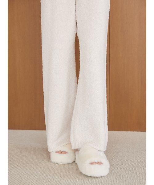 セール】メランジロゴ刺繍ロングパンツ（ルームウェア/パジャマ