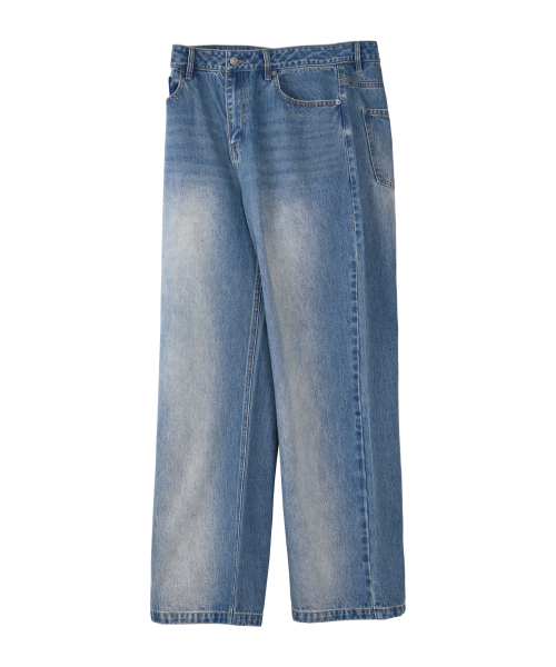 YALE(イェール)の「ストレートデニムパンツ_ブルー(デニムパンツ・レディース・その他・SMALL/MEDIUM/LARGE/X-LARGE)」の4枚目の写真