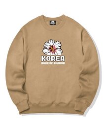 MUGUNGHWA LOGO クルーネック - ベージュ