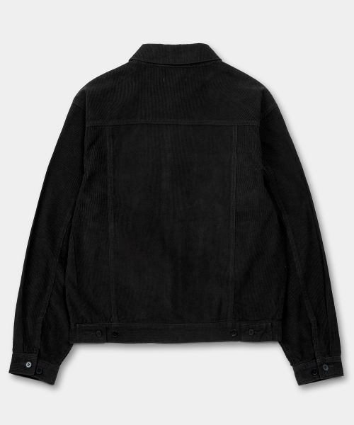 EXCONTAINER(エックスコンテナ)の「コーデュロイトラッカージャケット (ブラック)(デニムジャケット・メンズ・その他・MEDIUM/LARGE/X-LARGE)」の3枚目の写真