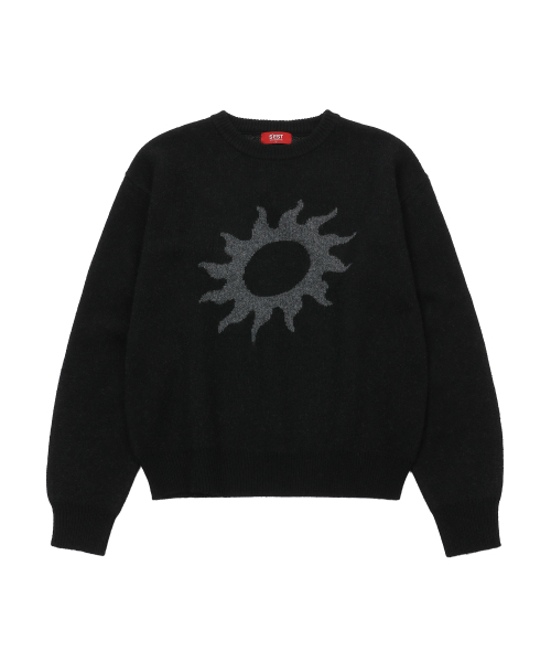 S'EST(エスイーエスティー)の「Solaris Jacquard Knit Black(ニット/セーター・メンズ・その他・MEDIUM/SMALL)」の1枚目の写真