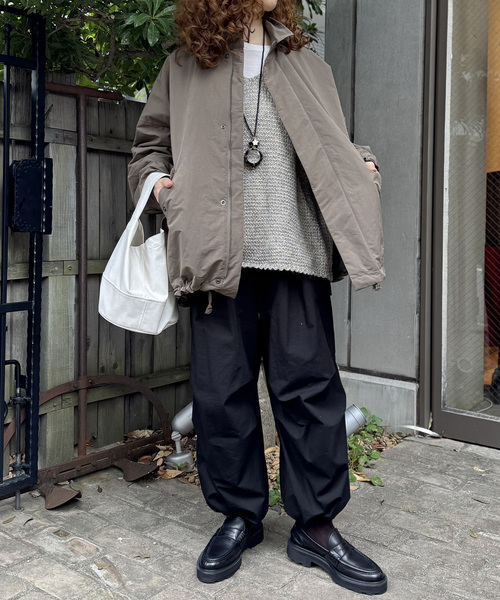 JOURNAL STANDARD LUXE(ジャーナルスタンダード ラックス)の「リップストップ カーゴパンツ(カーゴパンツ・レディース・カーキ/ブラック・MEDIUM/SMALL)」の5枚目の写真