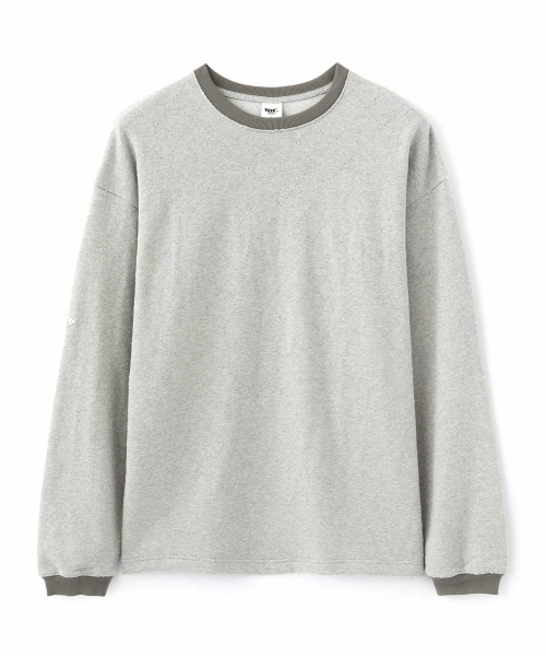 WMC(ダブリューエムシー)の「アーガイルパンチングロングスリーブ_GREY(Tシャツ/カットソー・メンズ・ライトグレー・MEDIUM)」の2枚目の写真