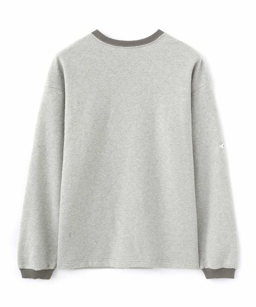 WMC(ダブリューエムシー)の「アーガイルパンチングロングスリーブ_GREY(Tシャツ/カットソー・メンズ・ライトグレー・MEDIUM)」の3枚目の写真