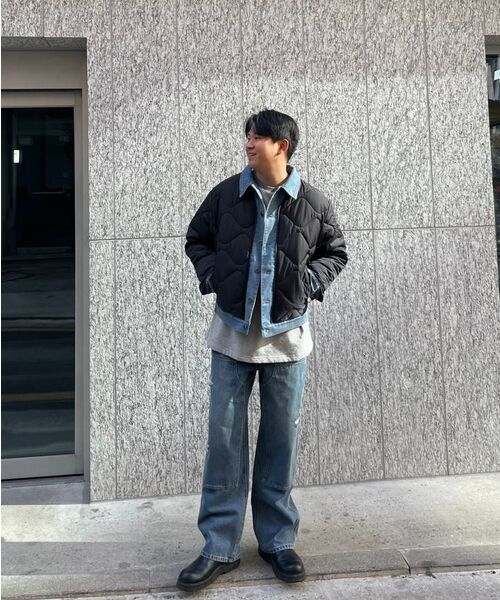 WMC(ダブリューエムシー)の「アーガイルパンチングロングスリーブ_GREY(Tシャツ/カットソー・メンズ・ライトグレー・MEDIUM)」の4枚目の写真