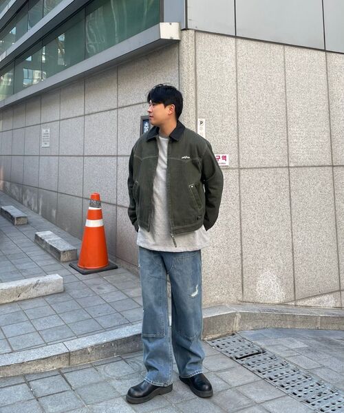 WMC(ダブリューエムシー)の「アーガイルパンチングロングスリーブ_GREY(Tシャツ/カットソー・メンズ・ライトグレー・MEDIUM)」の5枚目の写真