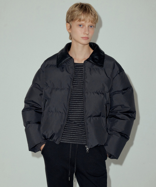 ワークダウンパファージャケット_CTP804（チャコール）（ダウン