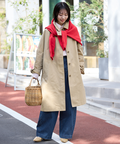 SLOBE IENA(スローブイエナ)の「LE DENIM カーブバギーデニムパンツ(デニムパンツ・レディース・ブルー系その他/ホワイト・36/38)」の17枚目の写真