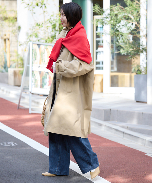 SLOBE IENA(スローブイエナ)の「LE DENIM カーブバギーデニムパンツ(デニムパンツ・レディース・ブルー系その他/ホワイト・36/38)」の18枚目の写真