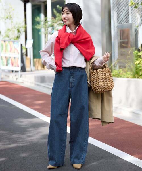 LE DENIM カーブバギーデニムパンツ（デニムパンツ）｜SLOBE IENA