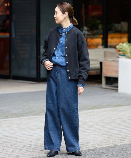 SLOBE IENA LE DENIM カーブバギーデニム LE DENIM カーブバギーデニムパンツ（デニムパンツ）｜SLOBE IENA