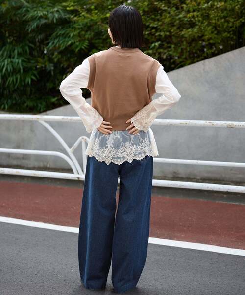 LE DENIM カーブバギーデニムパンツ（デニムパンツ）｜SLOBE IENA