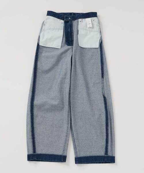 SLOBE IENA（スローブイエナ）の「LE DENIM カーブバギーデニムパンツ（デニムパンツ・レディース・ブルー系その他/ホワイト・36/38）」の8枚目の写真