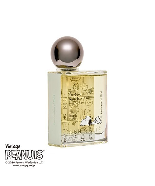 Cosme Kitchen（コスメキッチン）の「【販売終了】SINN PURETE / ＜PEANUTS＞トゥーグッド マルチベネフィットオイル ／ Purification of Mind（心の浄化）（ヘアオイル/ヘアミルク・レディース・その他・FREE）」の2枚目の写真