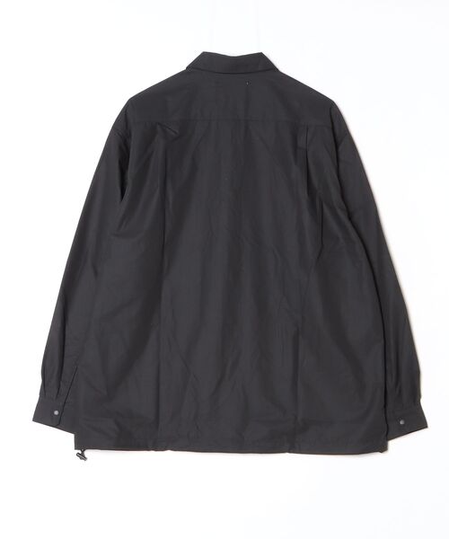 MAISON CLUB(メゾンクラブ)の「【MAISON CLUB】Polyester Nylon Coach Shirt Jacket KKP/ ポリエステルナイロンコーチジャケット(ブルゾン・メンズ・ブラック/グレー/ホワイト・M/L)」の5枚目の写真
