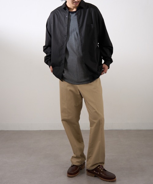 MAISON CLUB(メゾンクラブ)の「【MAISON CLUB】Polyester Nylon Coach Shirt Jacket KKP/ ポリエステルナイロンコーチジャケット(ブルゾン・メンズ・ブラック/グレー/ホワイト・M/L)」の20枚目の写真