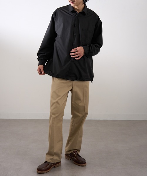 MAISON CLUB(メゾンクラブ)の「【MAISON CLUB】Polyester Nylon Coach Shirt Jacket KKP/ ポリエステルナイロンコーチジャケット(ブルゾン・メンズ・ブラック/グレー/ホワイト・M/L)」の19枚目の写真