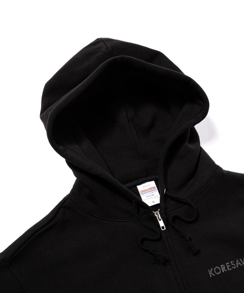 ZOZO（ゾゾ）の「コレサワ BLACK COLLECTION by ZOZOTOWN　れ子ちゃんラメジップアップフーディ（パーカー・レディース・ブラック・LL/L/M）」の5枚目の写真