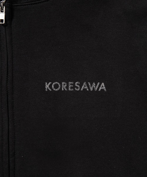 ZOZO（ゾゾ）の「コレサワ BLACK COLLECTION by ZOZOTOWN　れ子ちゃんラメジップアップフーディ（パーカー・レディース・ブラック・LL/L/M）」の4枚目の写真