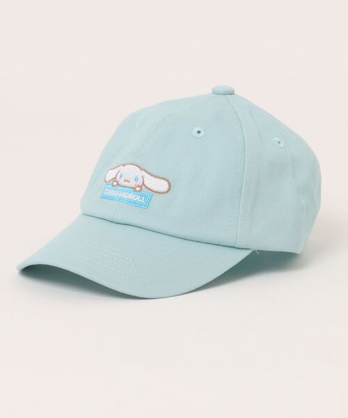 sanrio（サンリオ）の「サンリオキャラクターズ　キッズキャップ（キャップ・キッズ・イエロー/ベージュ/パープル/スカイブルー/ターコイズブルー/ブラック/ピンク・54cm）」の3枚目の写真