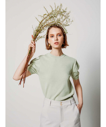 AYIHOLIC CASHMERE（アイホリックカシミア）の「パフスリーブラウンド（ニット/セーター）」