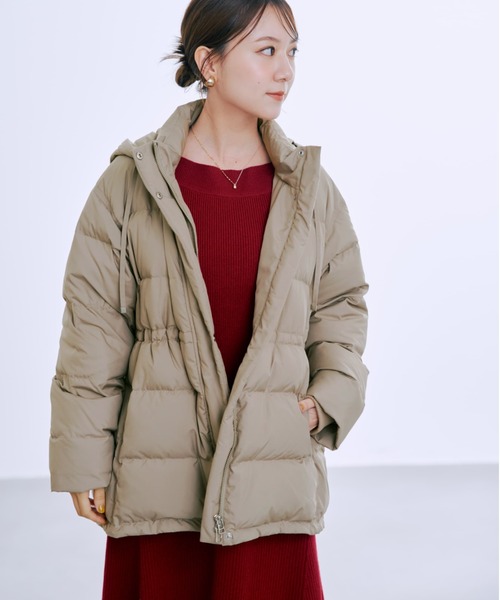 KAWADA FEATHER/撥水】4ポケットダウン 【低身長・小柄女性】（ダウン