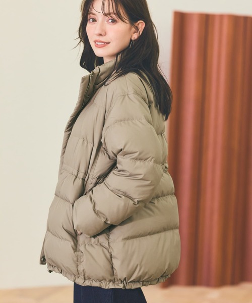 【美品】COHINA【KAWADA FEATHER/撥水】4ポケットダウン KAWADA FEATHER/撥水】4ポケットダウン 【低身長・小柄女性】（ダウン