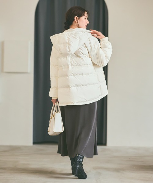 KAWADA FEATHER/撥水】4ポケットダウン 【低身長・小柄女性】（ダウン