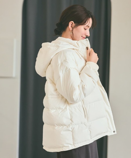 KAWADA FEATHER/撥水】4ポケットダウン 【低身長・小柄女性】（ダウン