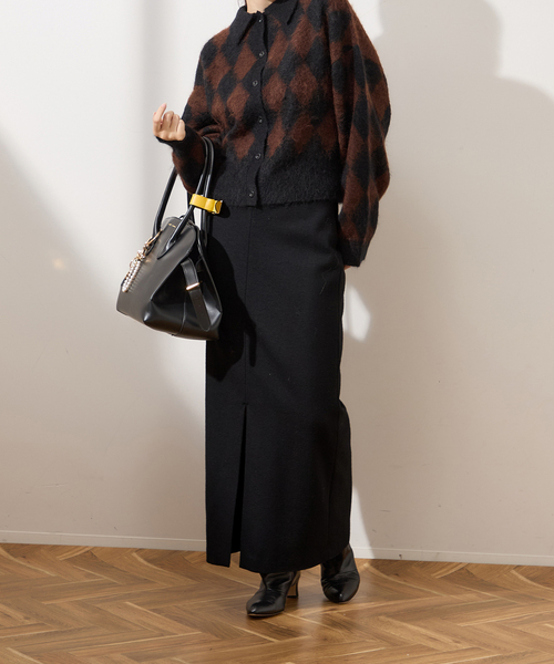 journal standard L'essage（ジャーナルスタンダードレサージュ）の「《追加2》LUMINARY ウールスカート（スカート・レディース・ブラック/グリーン・36/38）」の20枚目の写真