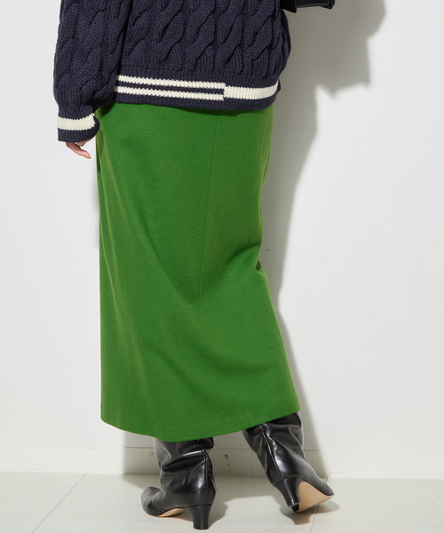 journal standard L'essage（ジャーナルスタンダードレサージュ）の「《追加2》LUMINARY ウールスカート（スカート・レディース・ブラック/グリーン・36/38）」の8枚目の写真