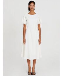 SIGNATURE PUFF DRESS IVORY