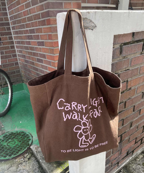 BALLOON FRIENDS(バルーンフレンズ)の「Carry Light Egg Flower Pigment Shoulder Bag Brown(ショルダーバッグ・レディース・その他・FREE)」の2枚目の写真