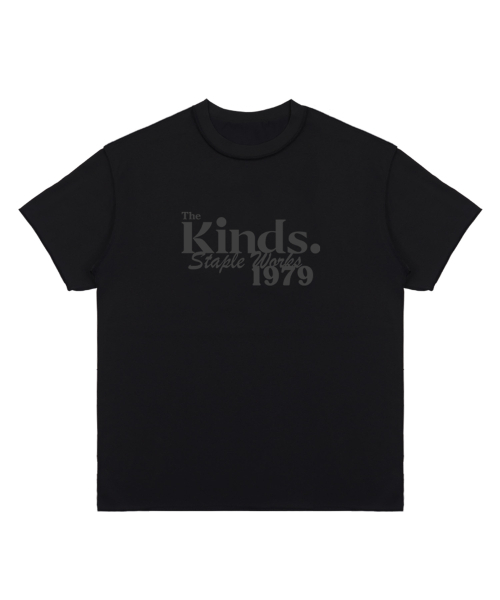 KINDS(カインズ)の「20 count premium single workers short sleeve t-shirt (Black)(Tシャツ/カットソー・レディース・その他・MEDIUM/LARGE)」の1枚目の写真
