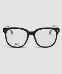 ALO EYEWEAR（アロアイウェア）の「[Essential] AL5508 0909G Two Big Oversquare Black Glasses Frame（メガネ）」