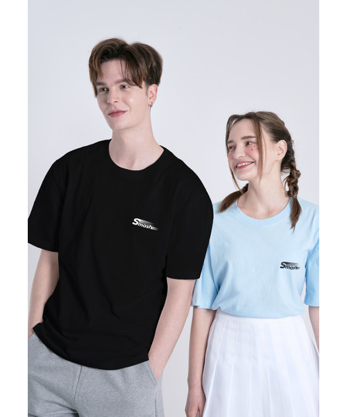 MESTARI(メスタリ)の「バドミントン SMASH Tシャツ 男女共用 半袖Tシャツ CT3004 ブラック(Tシャツ/カットソー・メンズ・その他・SMALL/MEDIUM/LARGE/X-LARGE)」の1枚目の写真