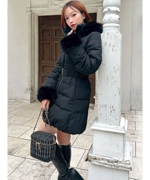 RESEXXY(リゼクシー)の「【追加生産分】フード付きダウンコート(その他アウター・レディース・ブラック/ホワイト・MEDIUM/SMALL)」の21枚目の写真